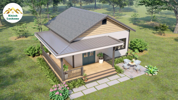 Alternative view of Small House Design MTD57