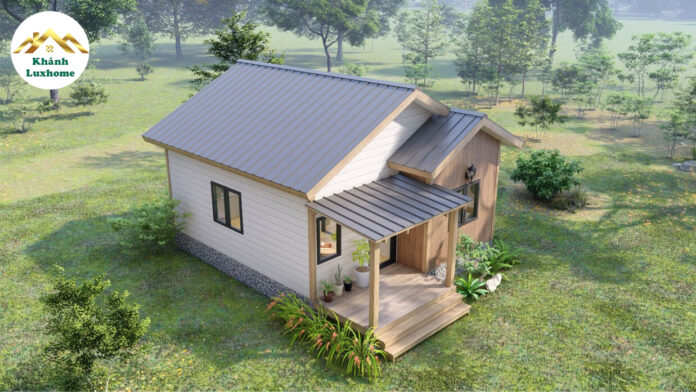 Alternative view of Small House Plan Design - MTD40