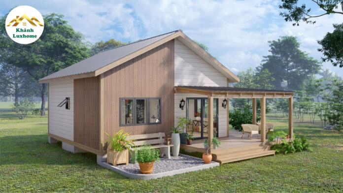 Alternative view of Small House Plan Design - MTD39