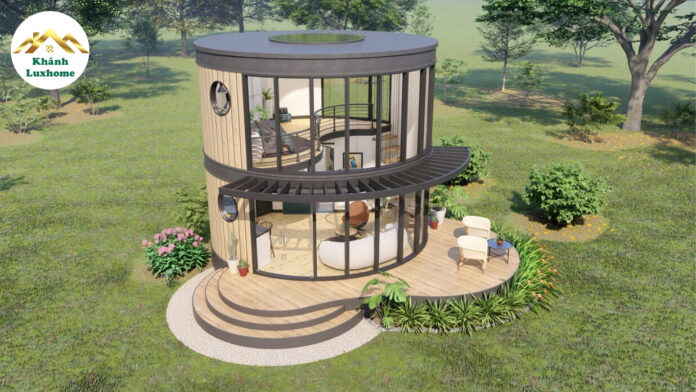 Alternative view of Round House Design MTD61