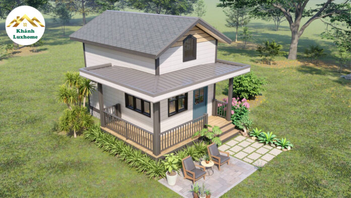 Alternative view of Small House Design MTD58