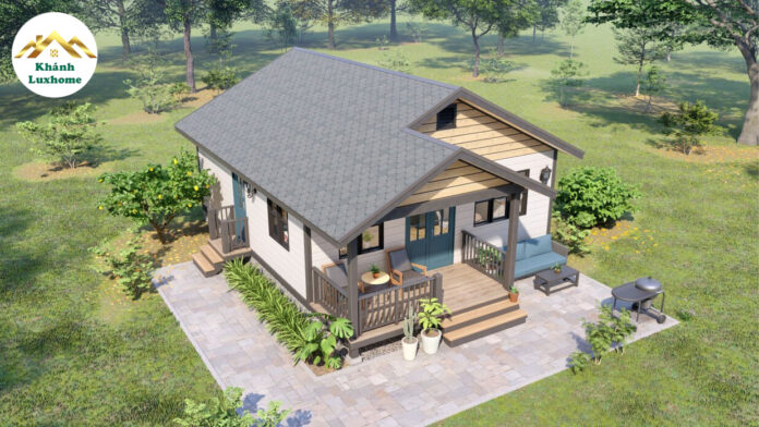 Alternative view of Small House Design MTD56